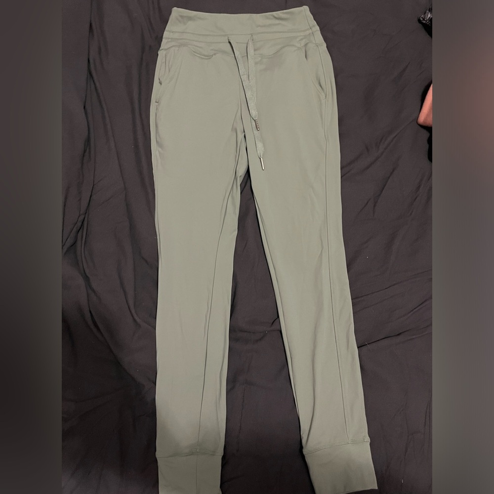 - Green joggers. Fit size xs-sm